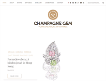 Tablet Screenshot of champagnegem.com